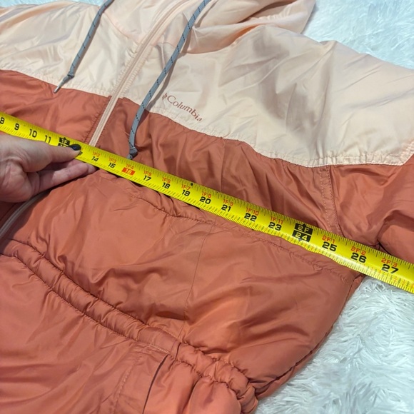 Columbia Women's Flash Challenger Sherpa Lined Long Jacket size XXL IN PEACH - Picture 7 of 14